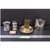 Lighter, Napkin Holder, Flask, Matches, Misc.