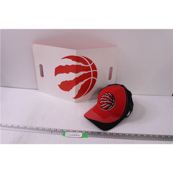 Toronto Raptors Baseball Hat & Display