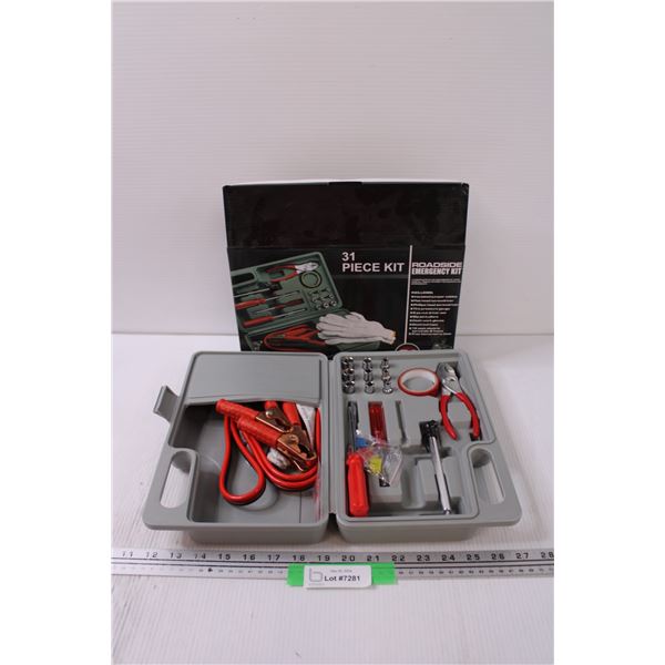 Emergency Roadside Kit - Appears All There