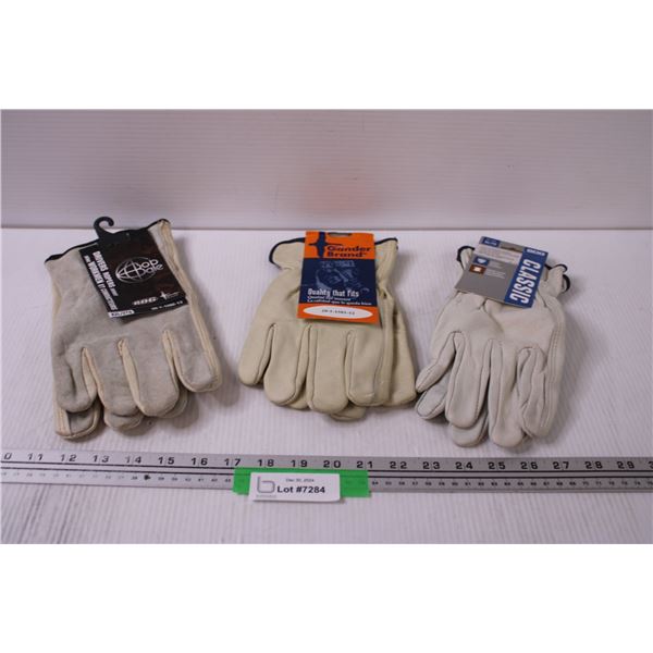 (3) Work Gloves - Size XXL & Large