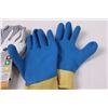 Image 4 : (2) Non-Slip Work Gloves - Size Large & Work Gloves Size Large