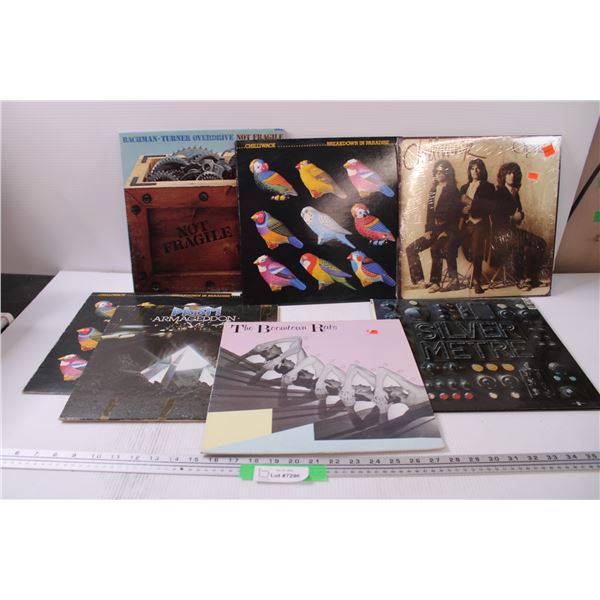 (7) Records: BTO, Chilliwack, Prism, Boomtown Rats, Silver Metre