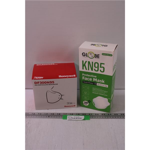 (2) N95 Masks in Boxes