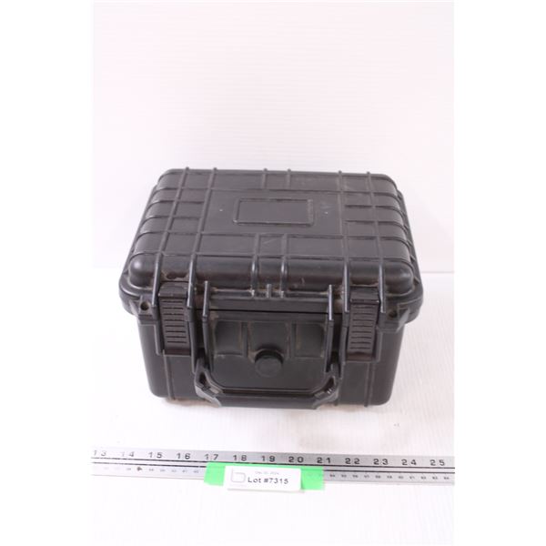 Hard Plastic Carrying Case - 10" x 10"x 7"