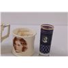 Image 2 : (4) Royal Family Mugs & Shot Glass