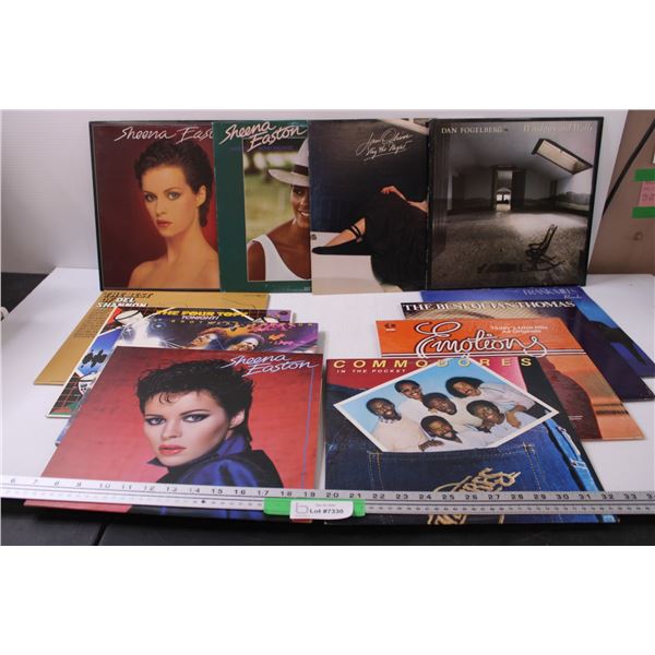 (12) Records: Sheena Easton, Dan Fogelberg, Commodores, Emotions, Del Shannon, Ian Thomas, Frank Mil