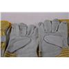 Image 3 : (4) Work Gloves - Size Large