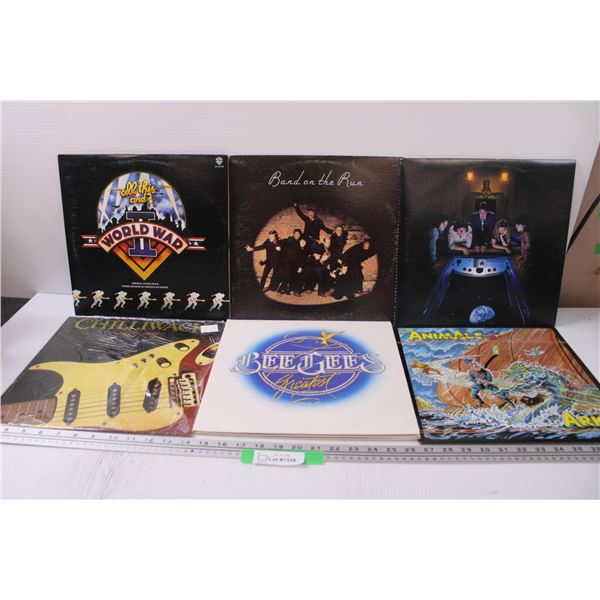(6) Records: Bee Gees, Chilliwack, Lennon & McCarthy, Band on the Run, The Animals
