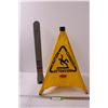 Image 1 : Rubbermaid Pop-Up Safety Cone w/Holder