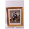 Image 1 : Framed "Blue Boy" French Renaissance Print - 19" x 23"