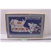 Image 1 : Canadian 1989 Olympic Games Co-op Pins Picture - 20" x 14"