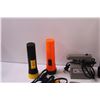 Image 2 : (5) Flashlights, Various Cords, Bulk Tape Remover - As Is