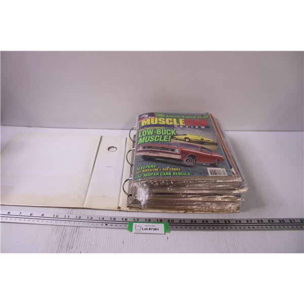 Muscle Car Magazines in Binder - Various Years