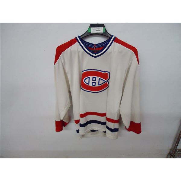 Montreal Canadiens Replica Jersey-Size Medium-Iron on Numbers-some wear