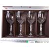 Image 2 : (2) Boxes of (4) Crystal Red Wine Glasses (new)