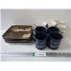 Image 1 : (8) Assorted Coffee Mugs and (4) Salad Plates