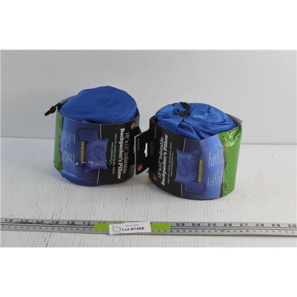 (2) Backpackers Pillows