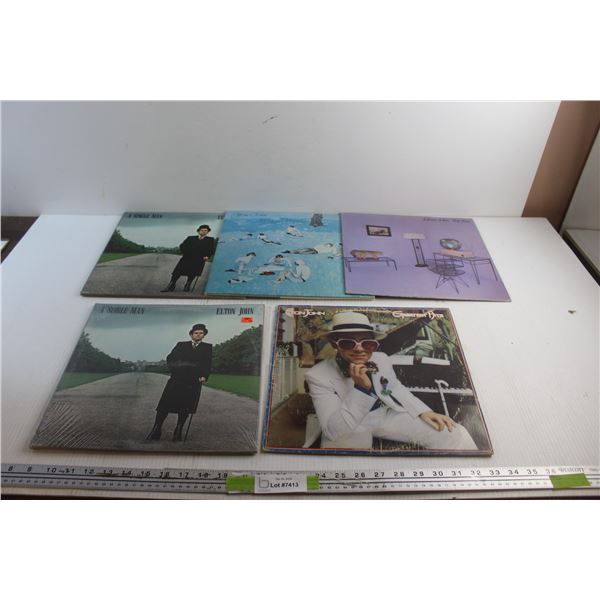 (5) Elton John's Vinyl Records