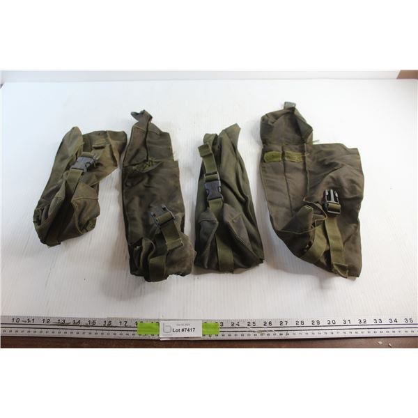 (4) Canadian Army Ammo Pouches