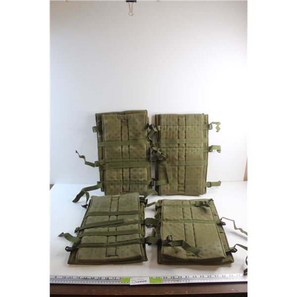 (4) Canadian Army Kneeling Pads