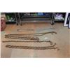 Image 1 : (6) Chains- Biggest @ 110", 132", 56", 84", Some with Hooks