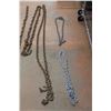Image 2 : (6) Chains- Biggest @ 110", 132", 56", 84", Some with Hooks