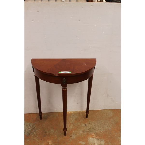 * Bombay Half Moon Table - Some Wear - 24" x 12" x 29.5"