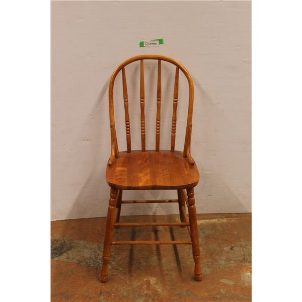 * Wood Desk Chair - 33" Back Height & 17.5" Seat Height