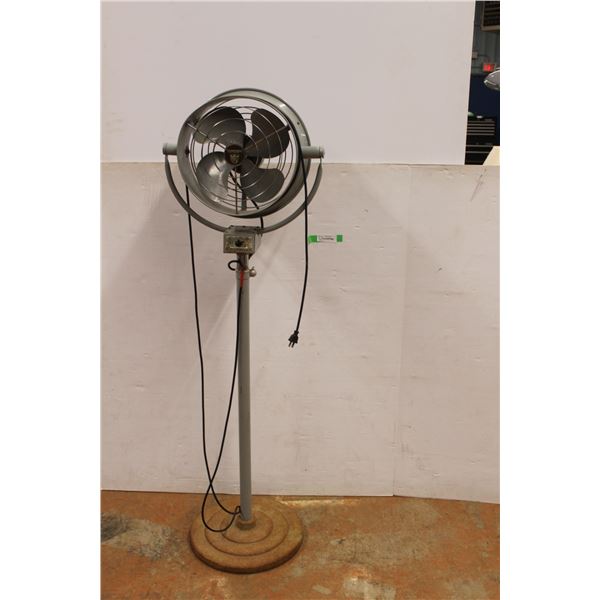 * Vintage Torcan Jet Stream Floor Fan - Motor May Need Work, As Is - 57" Tall