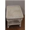 Image 3 : * Wicker Outdoor Arm Chair (Back Height 35.5" & 19" Seat Height) & End Table Set (22" x 18" x 22")