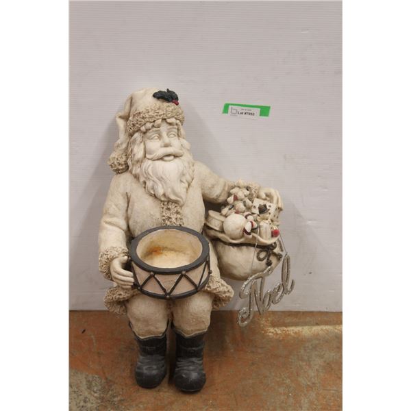 * Santa Stair Sitting Decor - 22" Tall