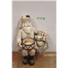 * Santa Stair Sitting Decor - 22" Tall