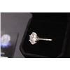 Image 3 : ^ Moissanite 5 Ct. GRA Certified Round Brilliant Cut VVS D Color w/14 Round Cut Cubic Zirconium Set 
