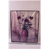 Image 1 : Floral Picture in Frame - 22" x 26"