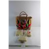 Image 1 : Woven Mexico Bag and Jelly Bean Gin & Tonic Candies - Sealed