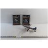 Image 1 : (2) NASA Replicas Hubble Telescope and Skylab Toys - Sealed and Vintage Overseas Air Lines Plane Toy