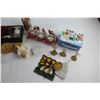 Image 6 : Christmas Tree Ornaments, Candle Holder and Storage Tin