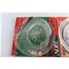 Image 2 : (2) Christmas Glass Serving Platters