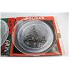 Image 3 : (2) Christmas Glass Serving Platters
