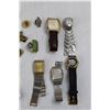 Image 4 : Card Master Compact Calculator, Various Collector Pins, (5) Watches, Misc.