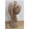 Image 4 : *Angel Holding Dove Whiteware Statue- 35'' Tall