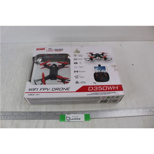D350WH WI-FI FPV Drone- Used, As Is