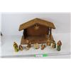 Image 1 : Nativity Scene w/ Manger