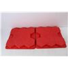 (2) Silicone, Shape + Store Hexagonal Burger Molds