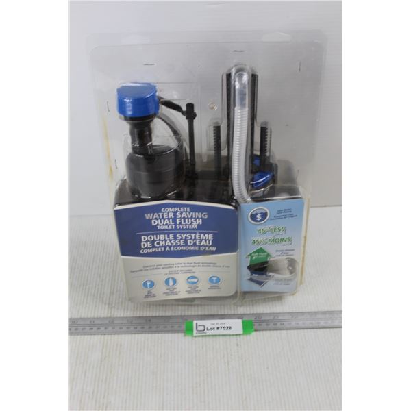Complete Water Saving Dual Flush Toilet System- Used, In Package