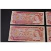 Image 2 : (4) Canadian Two Dollar Bills - 1974
