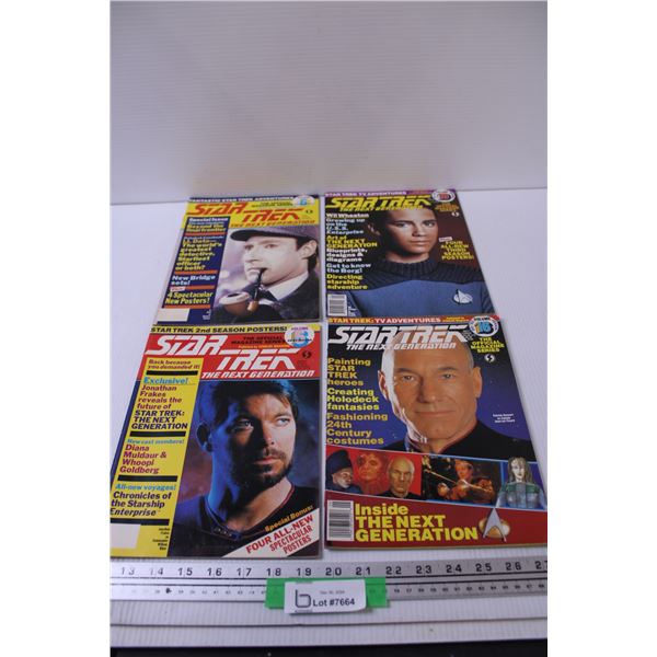 (4) Star Trek the Next Generation Magazines - 1989-90
