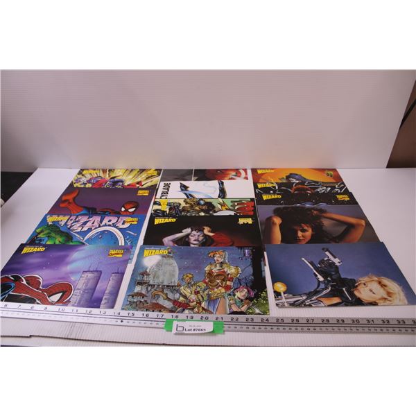 (14) Marvel Comic Magazine Centrefolds & Pamela Anderson