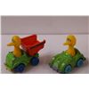 Image 2 : (4) Sesame Street Die Cast Cars: Big Bird & Cookie Monster