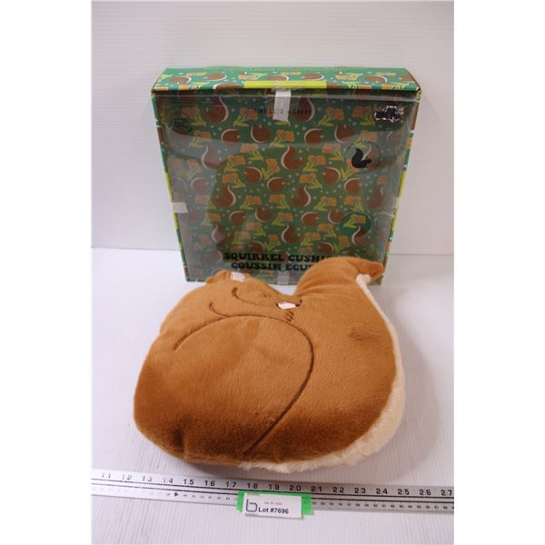 Squirrel Cushion Pillow (Heatable Bag)